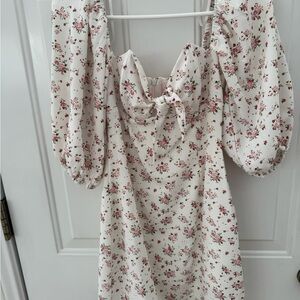 Floral Off-Shoulder Dress